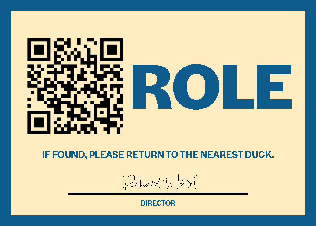 Mr. President Duck! role card back
