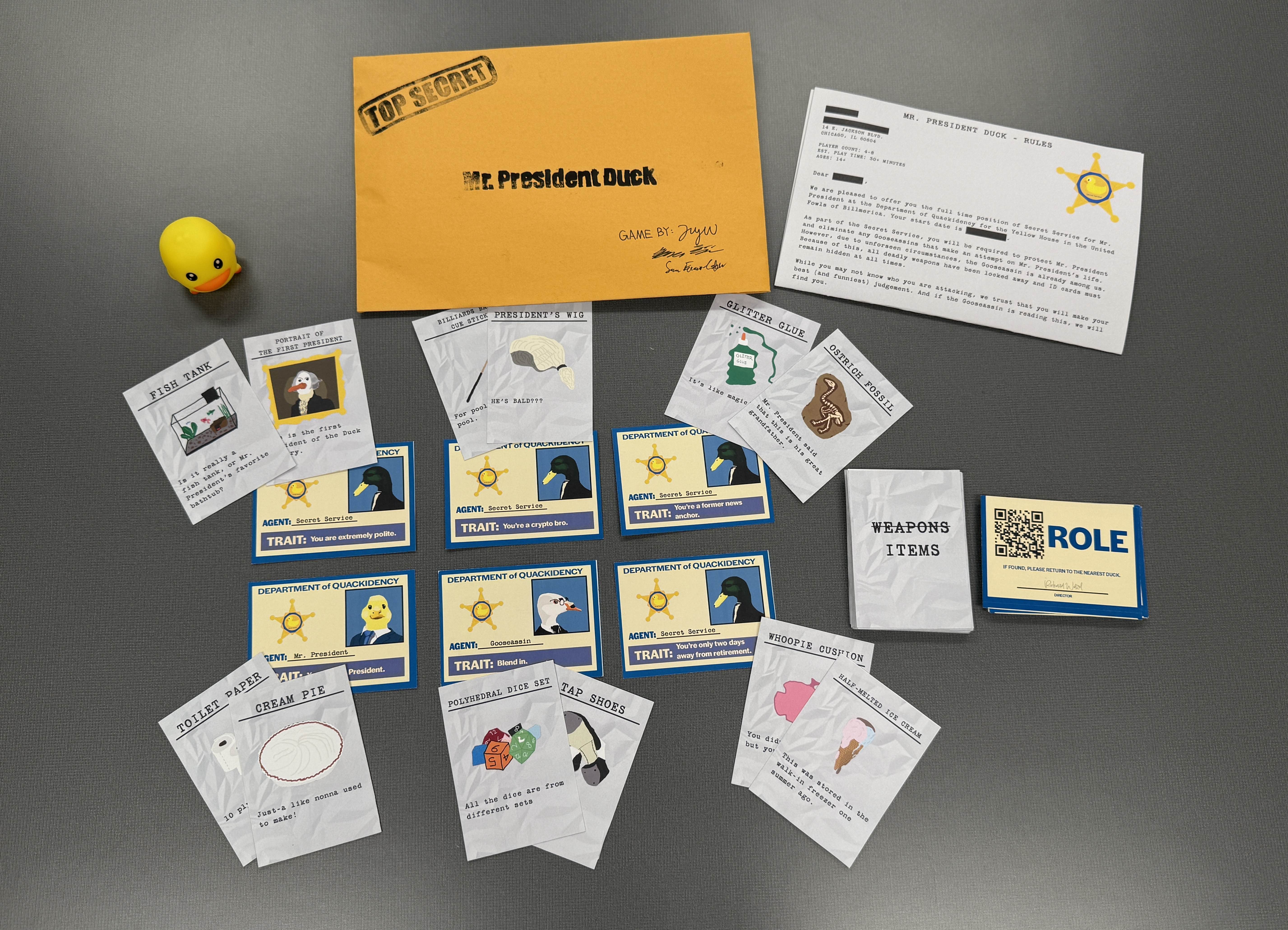 Alternate game image of Mr. President Duck!