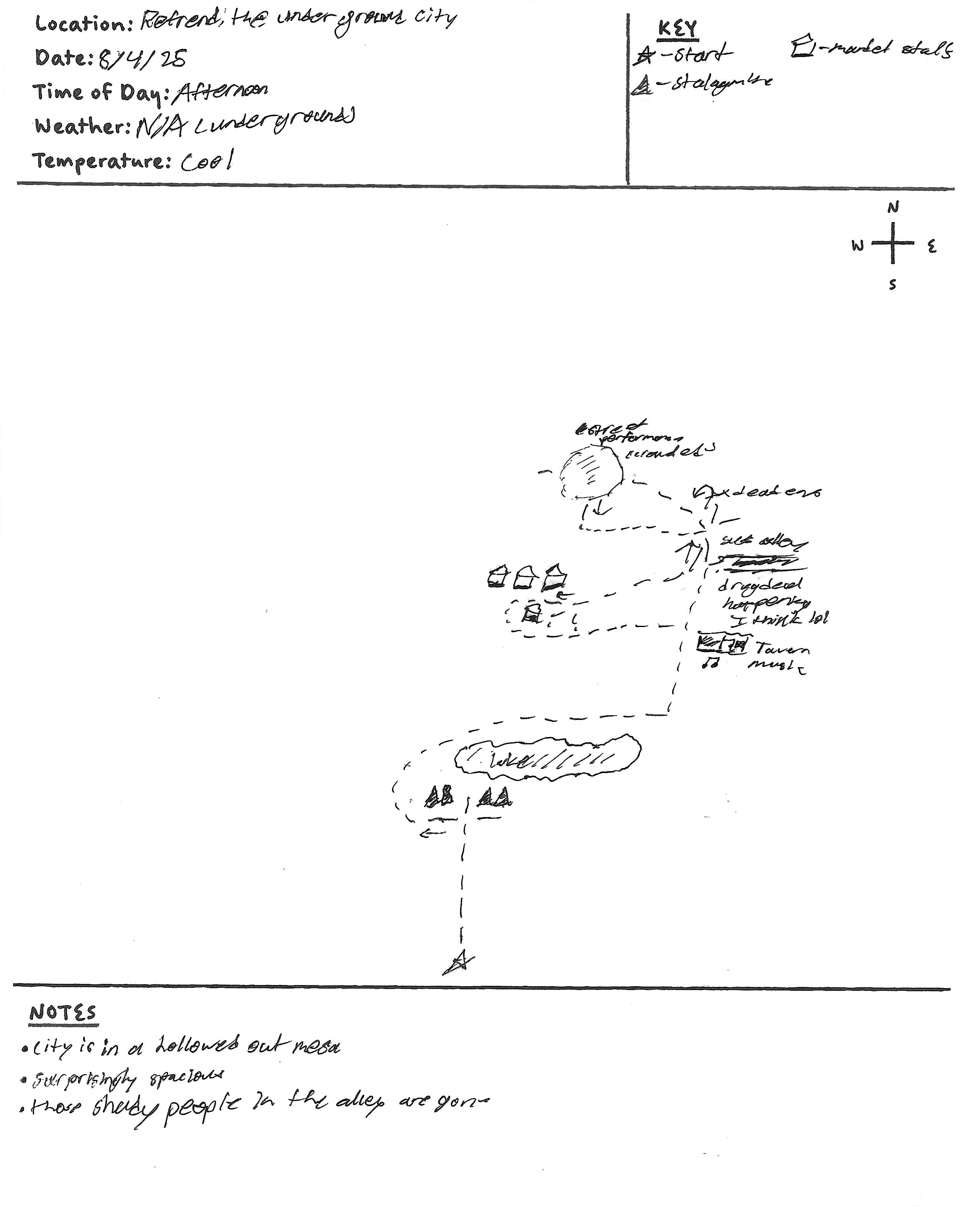 Scan of a completed walkthrough of Path Maker